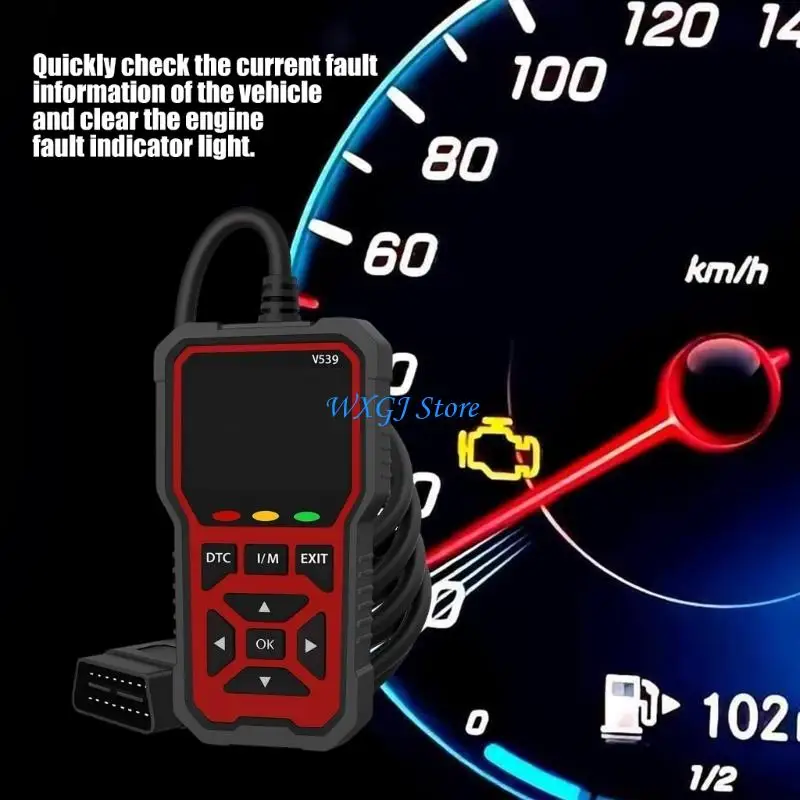 37JE Strong OBD2 Testing Unit Checks Warning Indicators And Electrical System Conditions