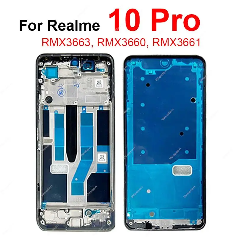 

For Realme 10 Pro 10pro 5G RMX3663 Middle Housing Frame Cover LCD Front Cover Replacement