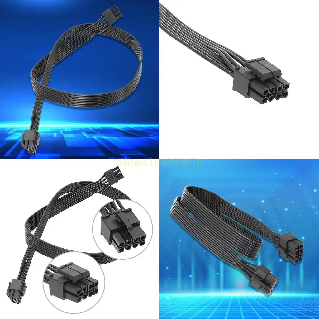 

CPU Best Seller CPU 8PIN 4+4PIN POWER SOCKET CABLE для модульного шнура M12II 8PINS Extension