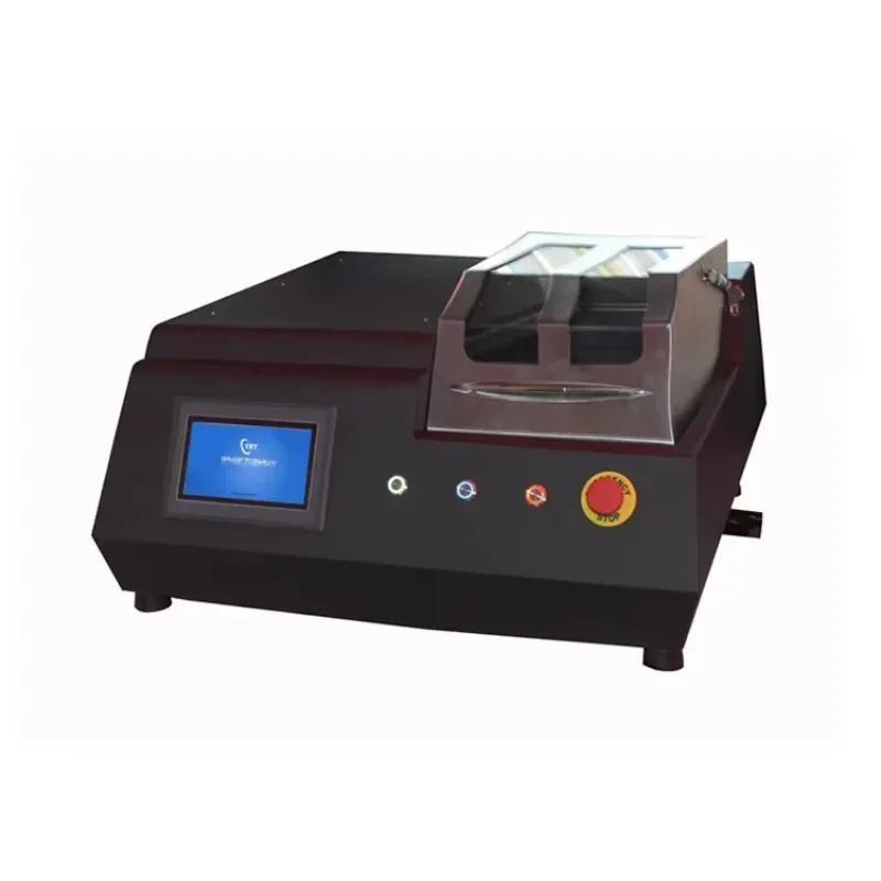 【Best-selling】Carbide Cut off Machine Automatic Diamond Saw Fully Automated Section Saw with 8 Cutting Blades for Precision Cutt