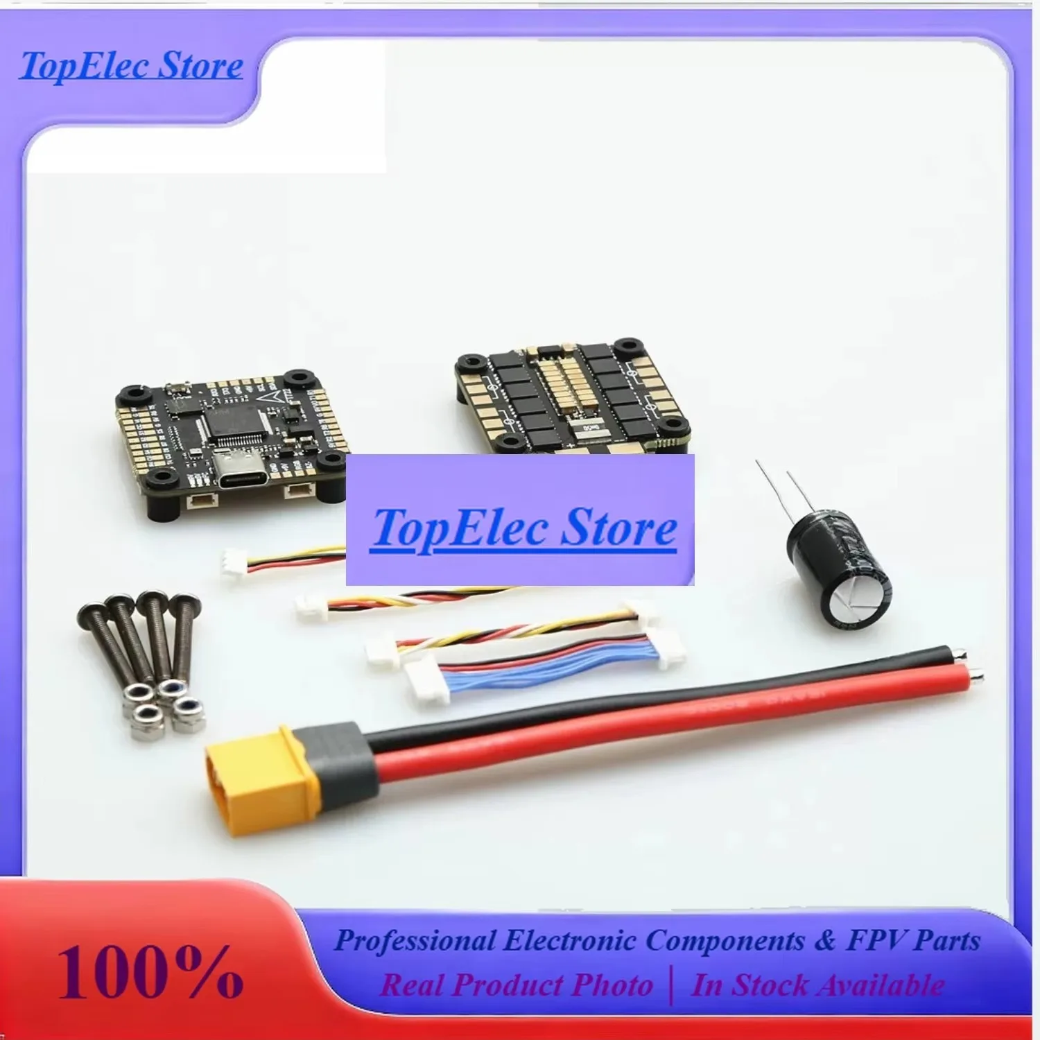 ToPssHigh-Performance F722 + 60A Stack Combo Compatible With Flytower For 7 8 9 10 Inch FPV Drones Replacement