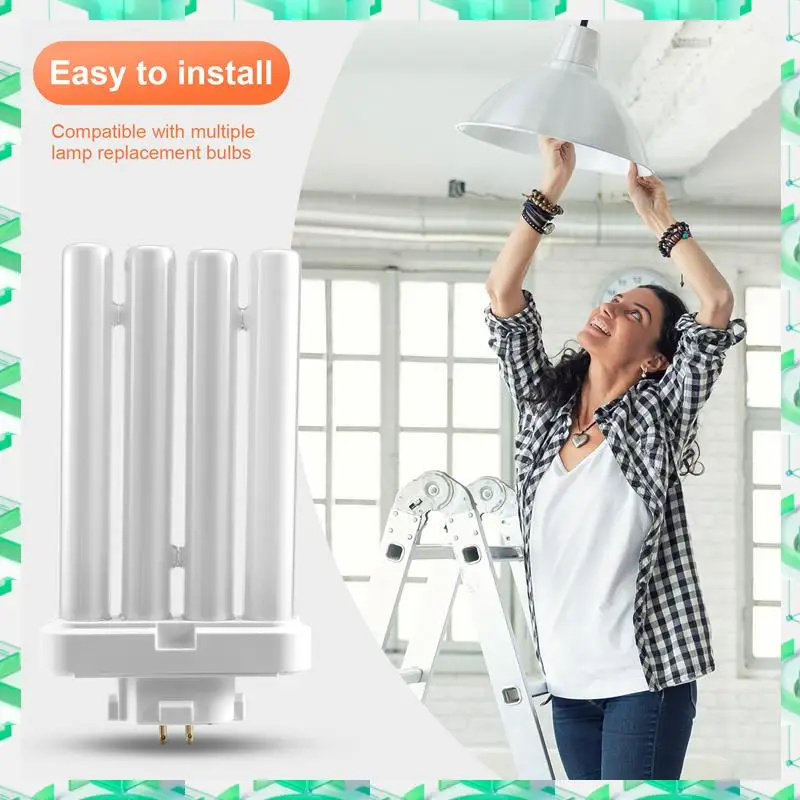 

FIZP 220 В 27 Вт 4-контактные ряды 6500K Double-H четырехтрубная компактная люминесцентная лампа накаливания