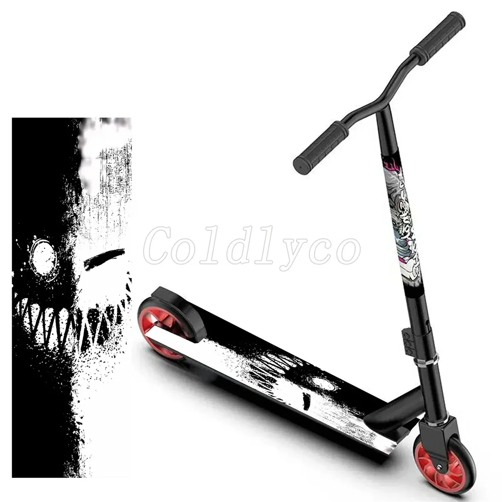 Gothic Sticker Heavy Duty PVC DIY Sticker Compatible with Folding Skateboards Scooters BMX - Easy to Apply and