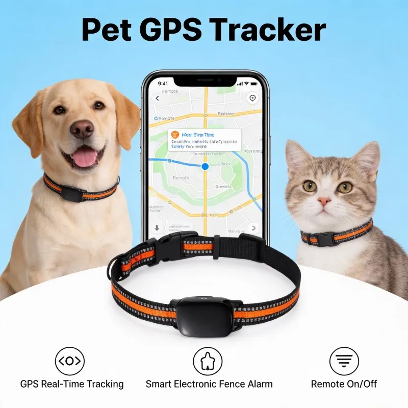 New 4G dog locator cat hunting dog gps positioning pet collar anti-loss