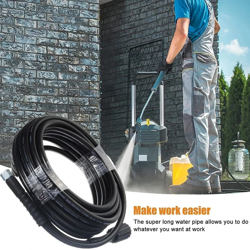 Customizable Length High Pressure Washer Hose Car Wash Water Cleaning Hose Extension Hose Cord Pipe for Karcher K2- K5 Car Washe