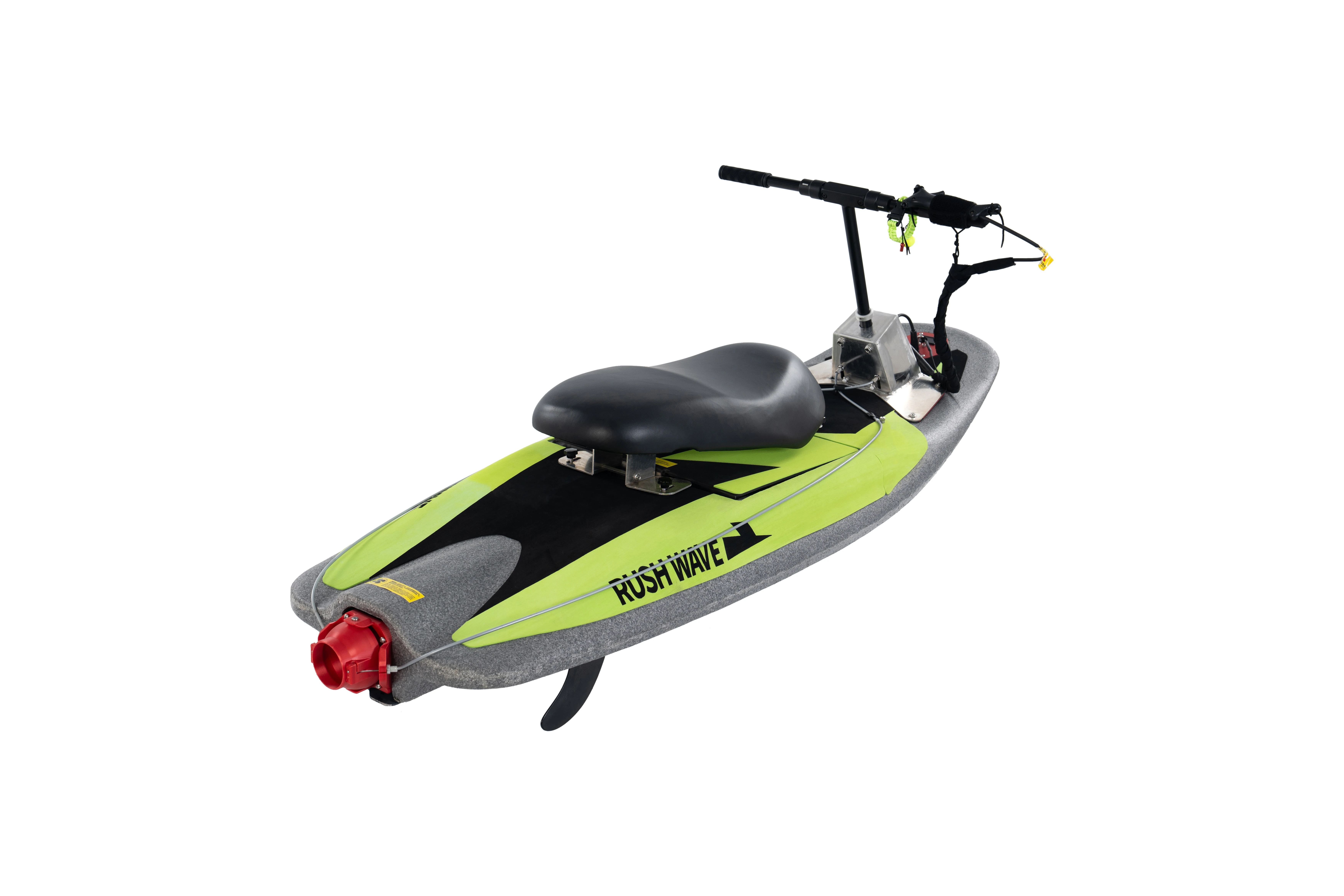 RUSH WAVE SurfKart Kit de planche de surf électrique professionnelle avec pont et siège en polyéthylène comprenant des accessoires de jet ski