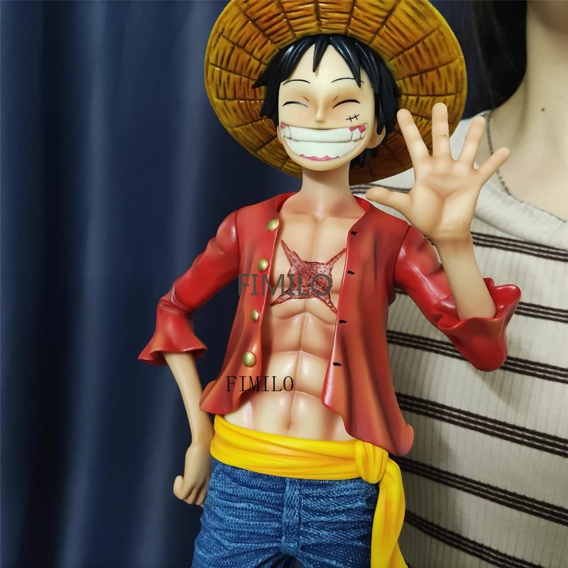 41 cm One Piece Ruffy Actionfiguren Monkey D Ruffy Figur Gear 4 Big Hand Modell PVC Sammlung Peripheriegeräte Statue Ornament Spielzeug