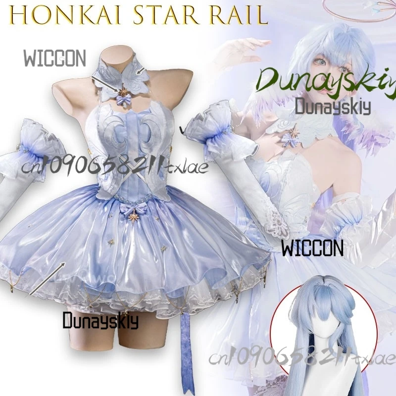 

Honkai Star Rail Robin Bird Fairy Princess Cosplay Costume With Sword Accessories For Fans Of The Game Character Fro Honkai Star
