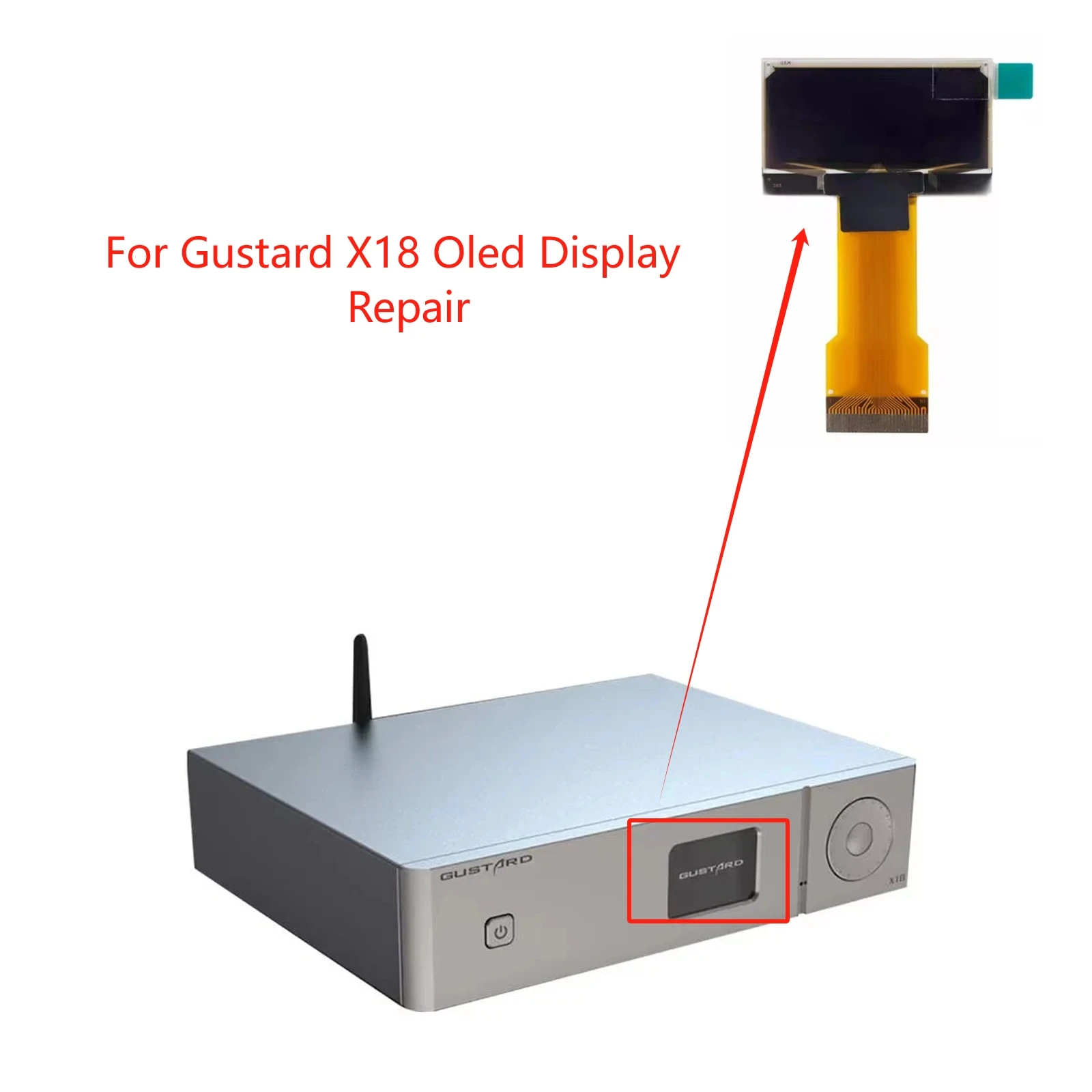 New Oled Display for Gustard X18 Screen Repair
