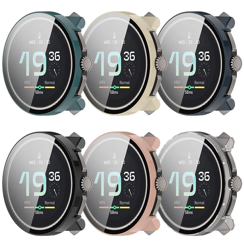 Funda de cristal para Suunto Race, Protector de pantalla de reloj inteligente, parachoques duro de PC