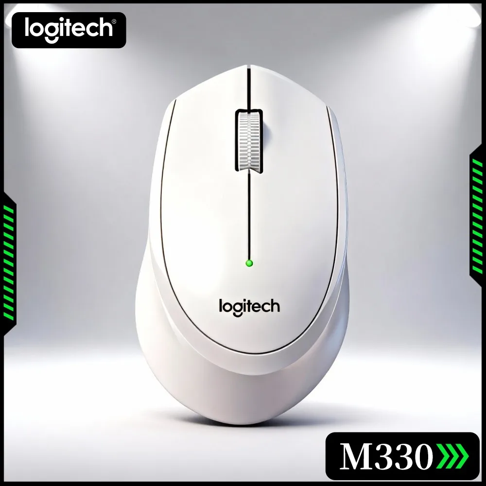 Fit Diverse User Groups Logitech M330 Silent Wireless Mouse For Office Staff Student Home Business Trip Work