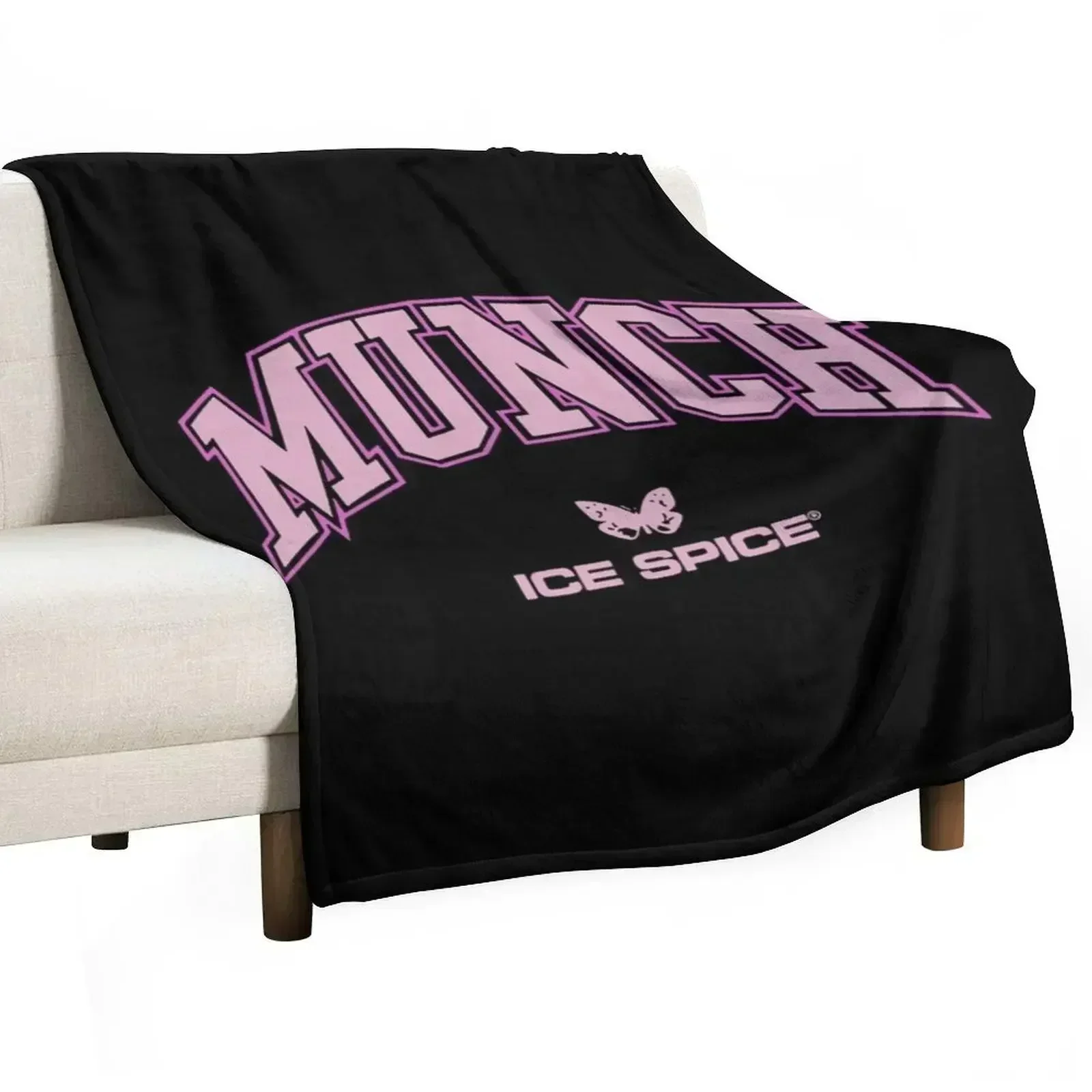 MUNCH-ICE Throw Blanket Nap heavy to sleep Sofa manga Decorative Beds Plaid Blankets
