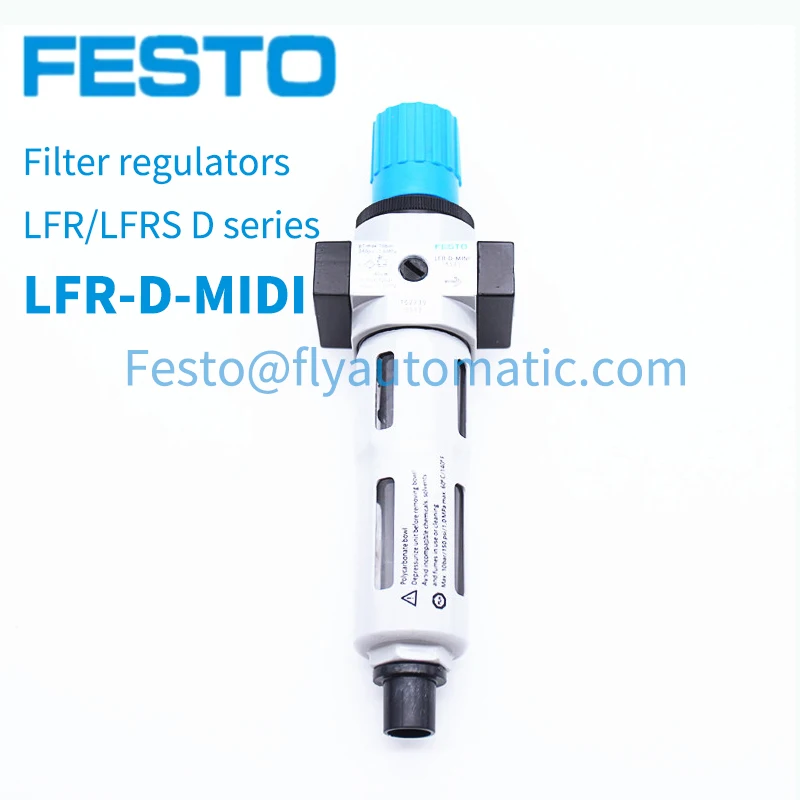 Festo FRC-1/4-D-MIDI Combination Of Filter Regulator And Lubricator FRC-3/8-D-MIDI FRC-1/2-D-MIDI-A