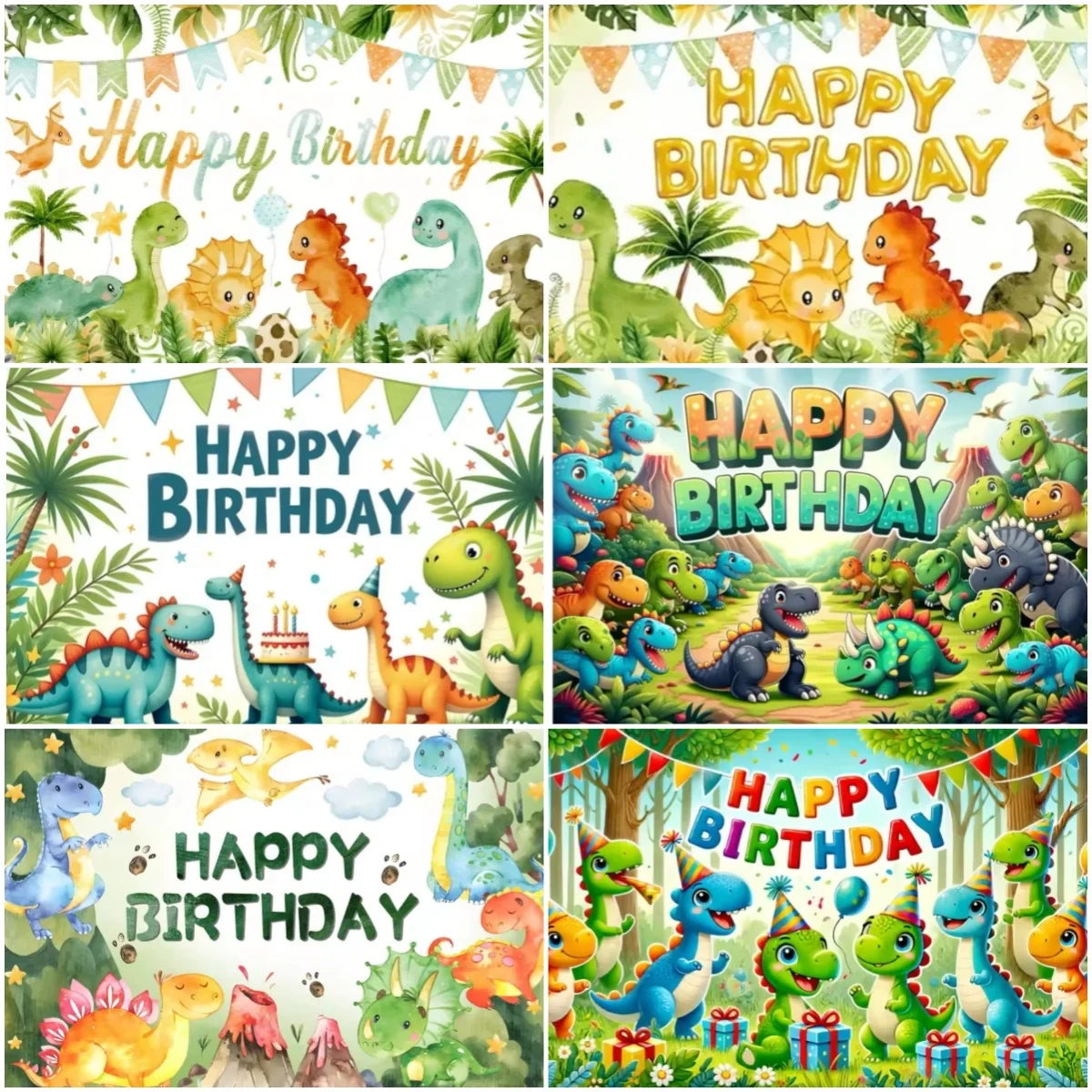 

Jurassic Park Dinosaur Theme Tropical Jungle Birthday Party Decoration Background Photography Banner Baby Shower Photo Props