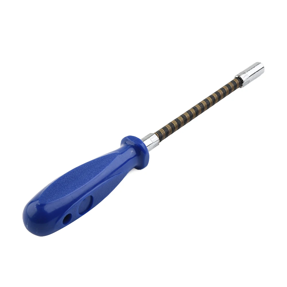 1Pc Socket Screwdriver Hexagon 7mm 145mm Non-slip Flexible Shaft For Screws Fixing Fastening Steel For Repairing Hand Tools