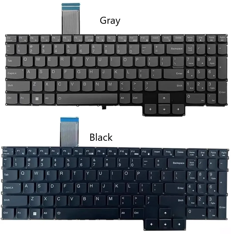 Imagem -05 - Orig us Teclado para Lenovo Legion Tampa Superior Touchpad Retroiluminado Y7000p R7000p 15iah7h Iah7 2023 Novo e