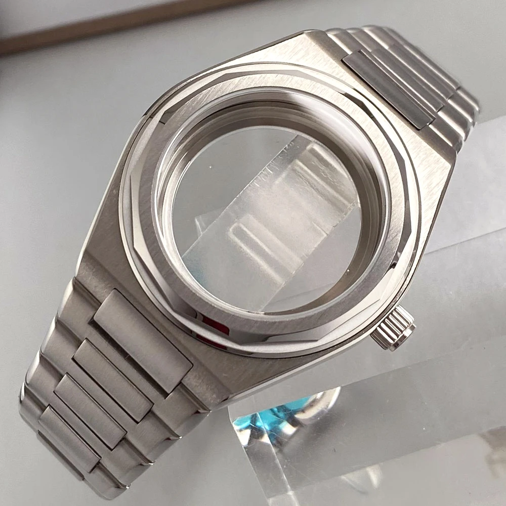 

Новый корпус для часов из нержавеющей стали 316L, браслет, сапфировое стекло для NH35 NH36 PT5000 ST2130, запчасти для мужских дайверских часов, 20ATM