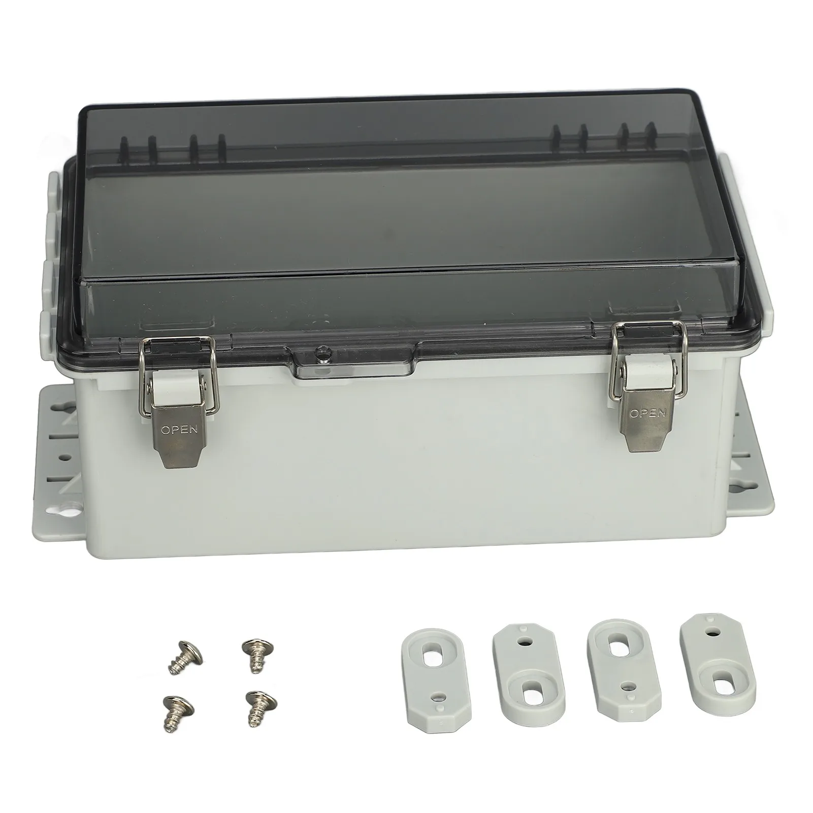 Waterproof Outdoor Project Junction Box ABS Plastic IP66 Dustproof Enclosure Power Electrical Box Clear