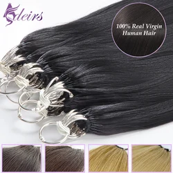 ADEIRS Virgin Feather hair extensions Human Hair 100% Real Natural Hair Comfortable and Invisible  Black Brown Blonde 613