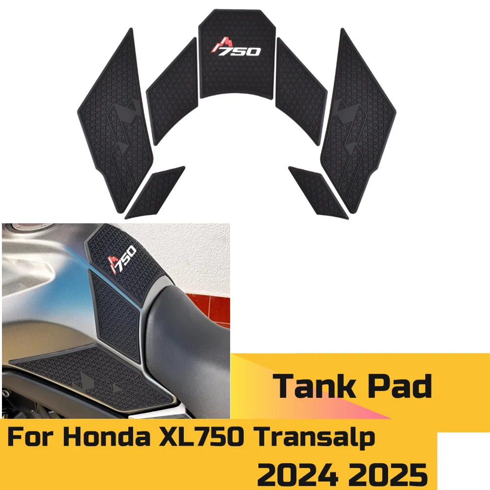 

XL750 боковые наклейки на топливный бак Transalp, водостойкая резиновая накладка для Honda XL 750 2024 2025, аксессуары для мотоциклов