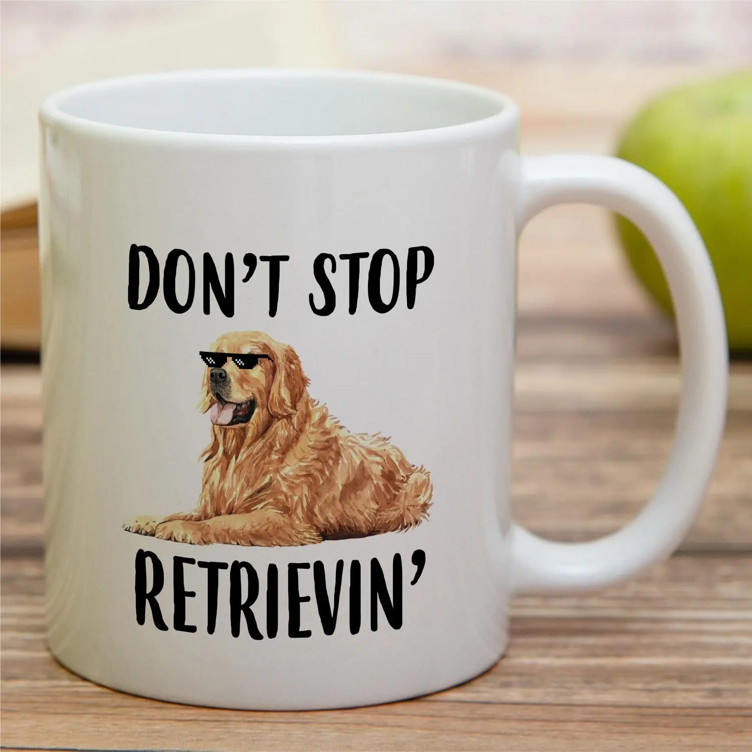 Don't Stop Retrievin Mugs For Dog Lovers Funny Birthday Christmas Gifts Novelty Coffee Cups 11 oz