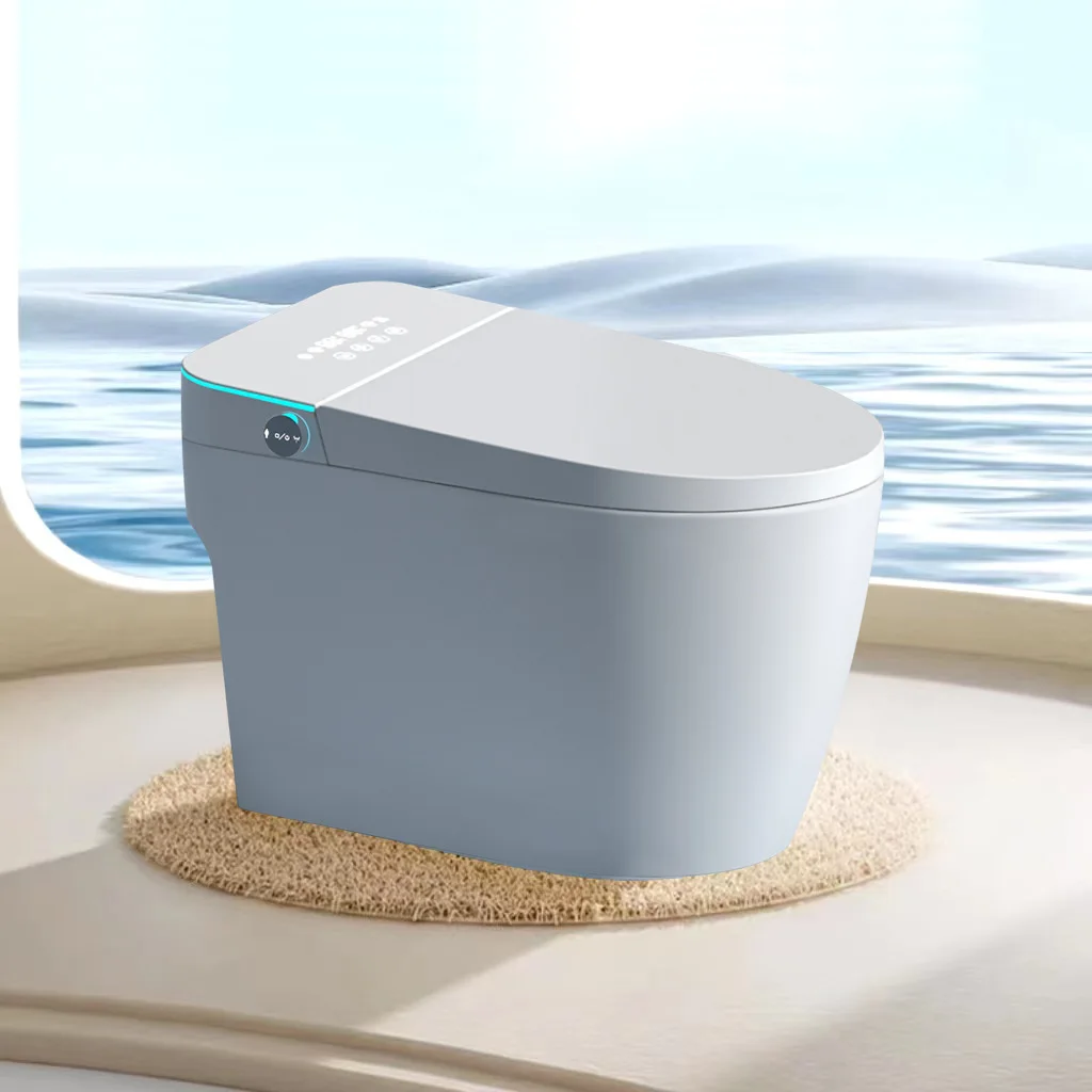 

Hot Sale Foot Sensor Flip Heated Seat Bathroom Toilet Automatic Toilet Bowl Ceramic Intelligent Wc Smart Toilet
