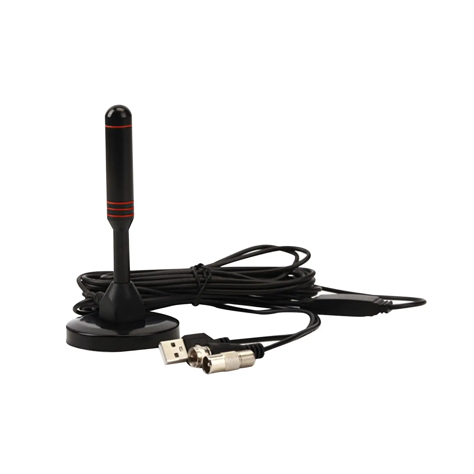 Amplified Digital TV Antenna Indoor Outdoor with Base 200 Mile Long Range HD Antenna VHF UHF Signal Booster for ATSC DVB T2 ISDB