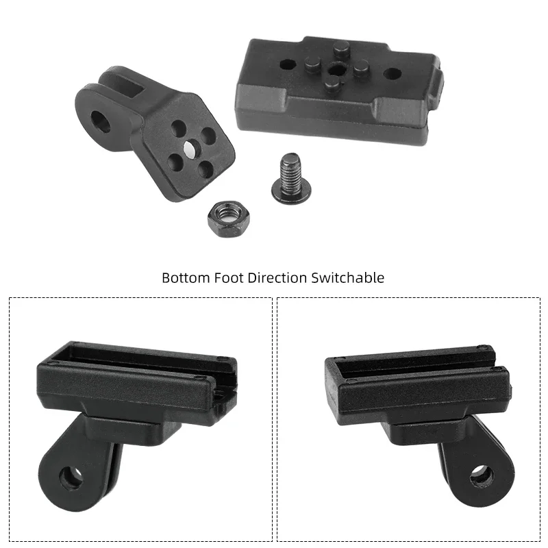 Lamp Stand for Headlight EOS530/520 for Rockbros /Blackbird L3 Handlebar Stem Fork Helmet Mount Adaptor Direction Change