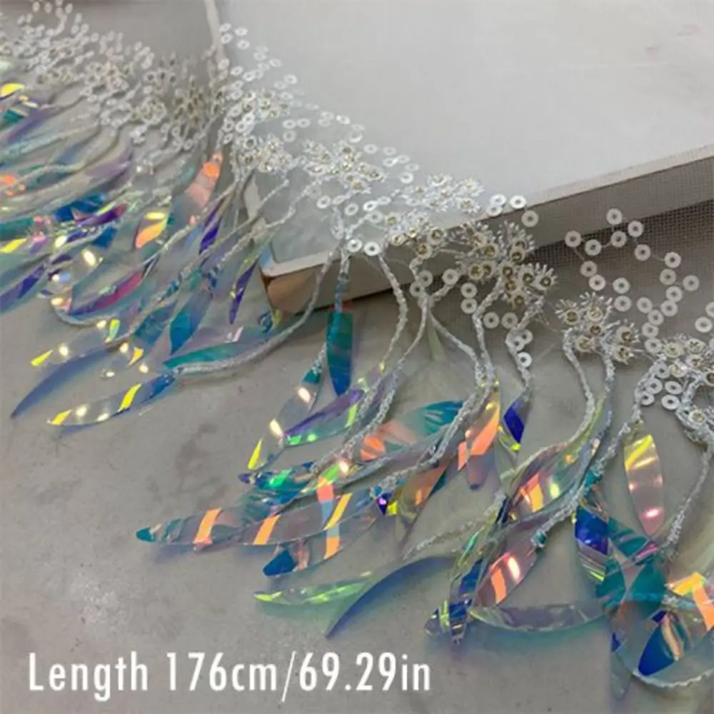 قابل للتعديل الجاز الرقص وشاح شرابات قميص موسع الهيب هوب وشاح الشارع الشهير الثلاثي وشاح الترتر زنار أداء الرقص #6