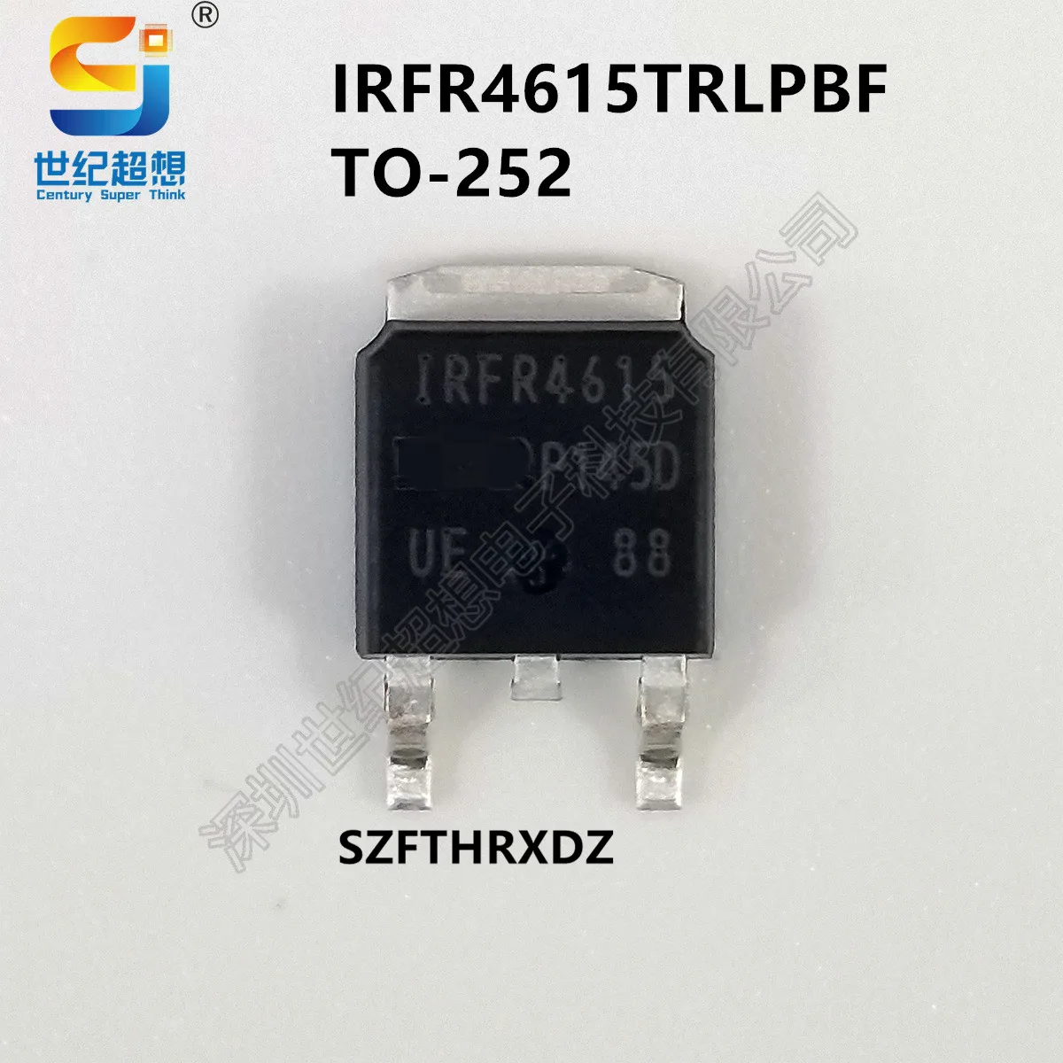 10pcs  100%  New Imported Original IRFR4615TRLPBF IRFR4615 150V 33A 144W TO-252 Field-effect transistor