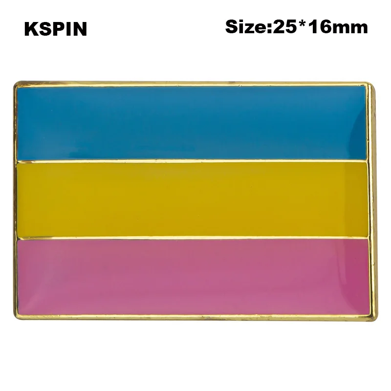Pansexual pride Lapel Pin Flag badge Brooch Pins Badges