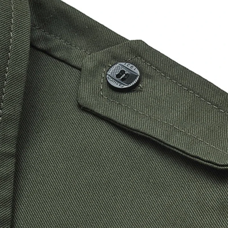 Mens Military Shirts 2024 Autumn Long Sleeve Casual Workwear Pocket Shirts Camisas Slim Solid Male Military Shirts Chemise Homme