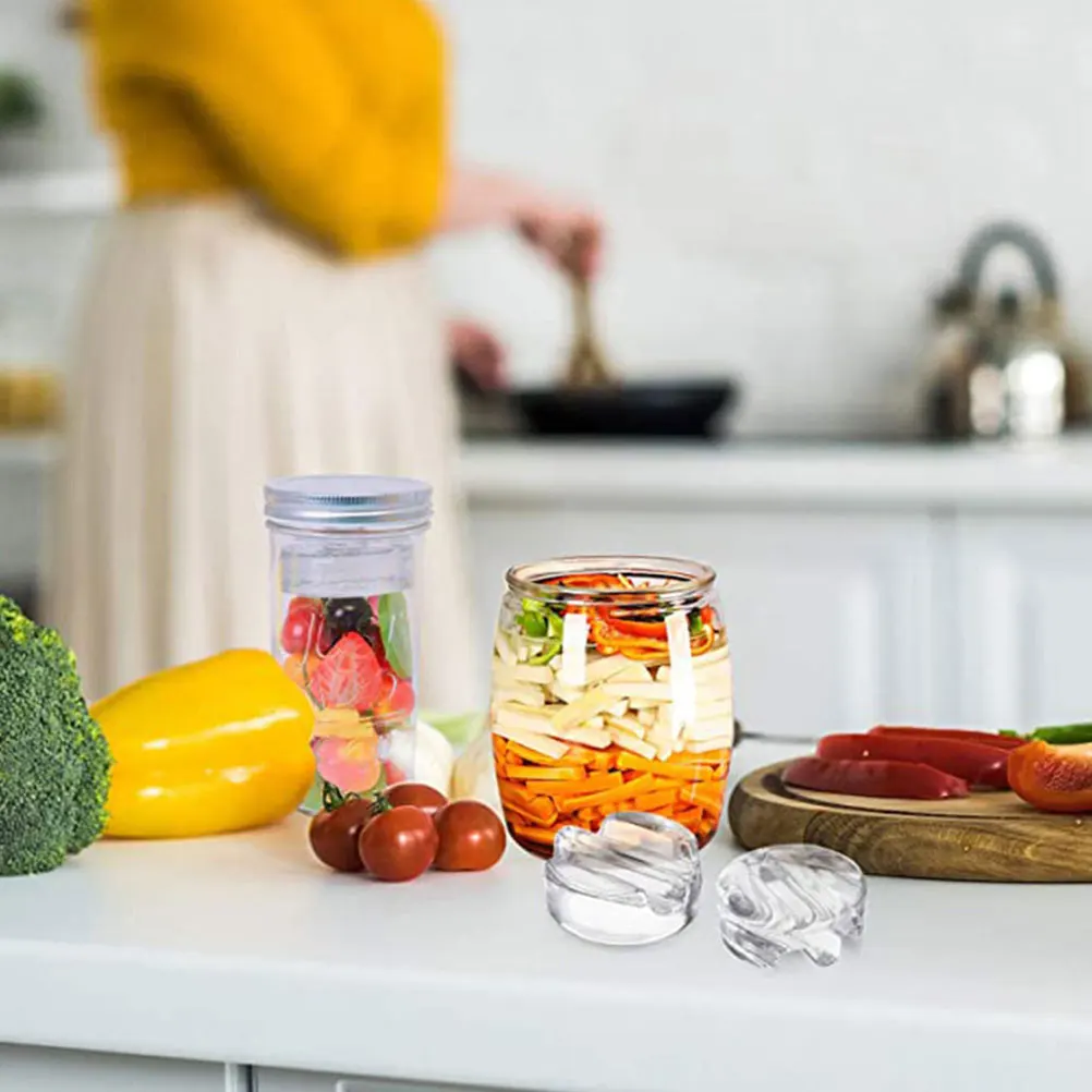 

Wide Mouth Jars Fermentation Heavy Stone Fermenting with Weights Accessories Glass