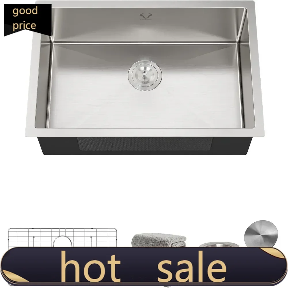 

Activity priceKitchen Sink 27x18 Inch Undermount Kitchen Sinks Stainless Steel Sink 16 Gauge Single Bowl Sinks with Accessories