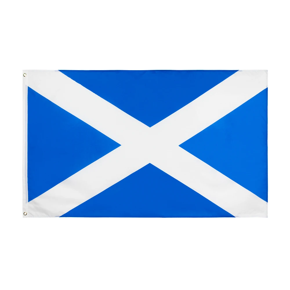60x90cm 90x150cm 120x180cm Scotland Flag Scottish National Tapestry Polyester Banner With Brass Grommets For Wall Decor