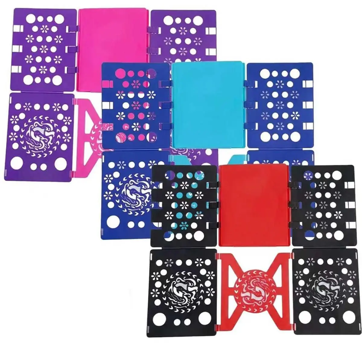 Utility Design Clothes Folding Board Adults Child Clothing Folder Bender Plastic Practical Detacha All Size Quick Fold the Cloth