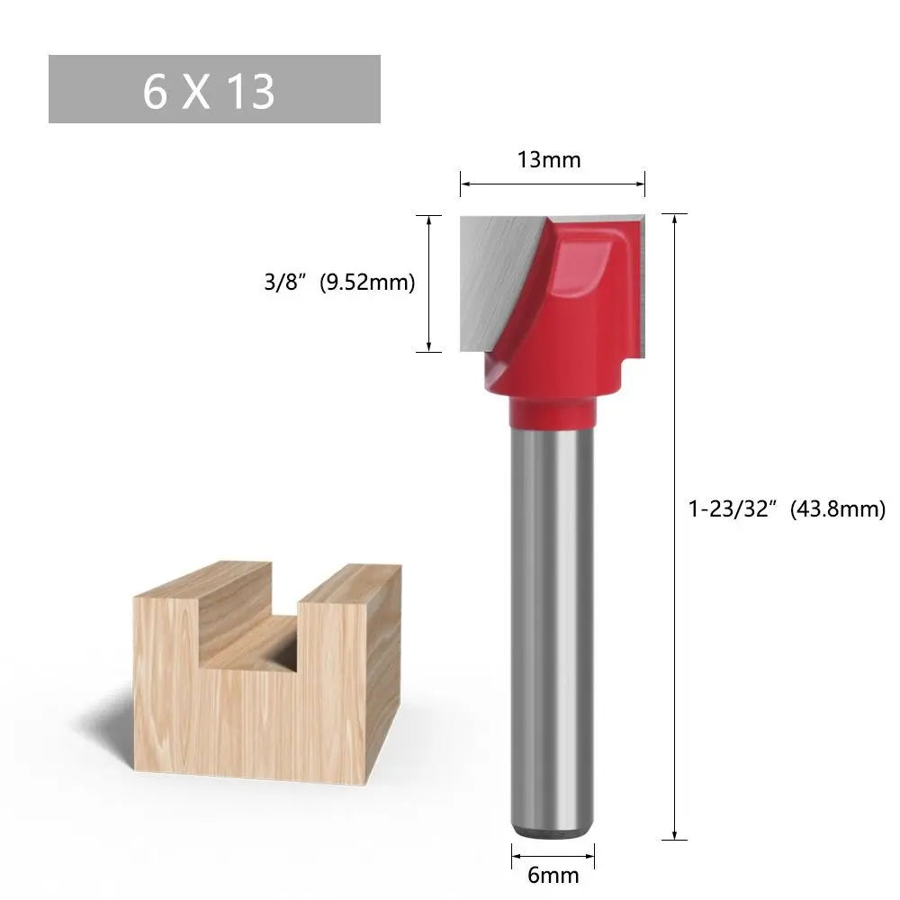 

Durable 6mm Shank Milling Cutter Woodworking Tools Wood Carving Cleaning Bottom Bit Router Bits