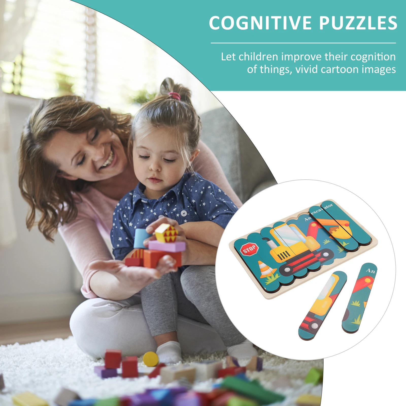 

Jigsaw Puzzle Early Learning Toy Toys Kids Puzzles Child Education for Childrens