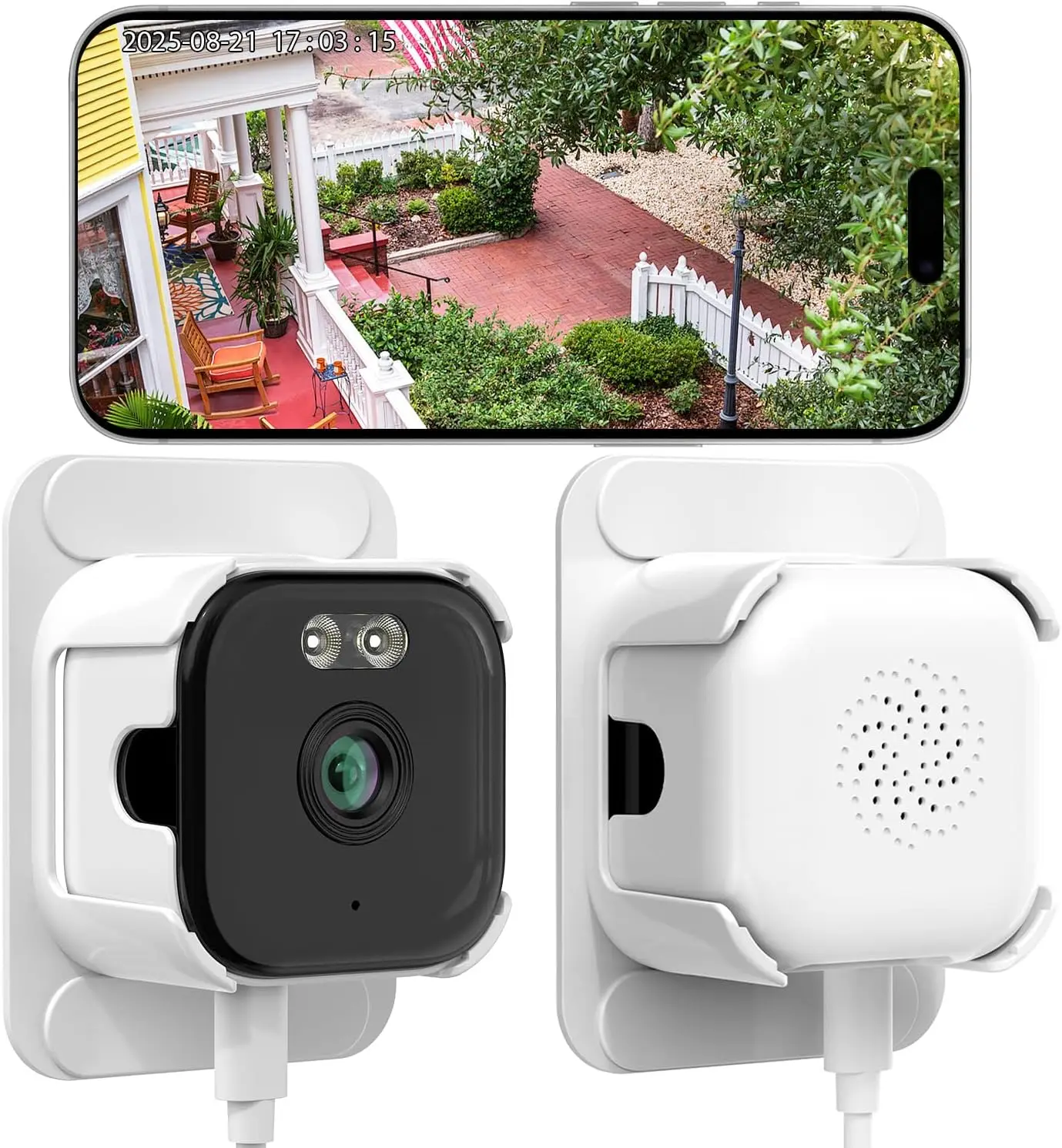 2K Window Camera 5G 2.4GHz Smart 3MP Human Motion Detection Real Time Reminder 2 Way Audio Video Recording App Control for Home