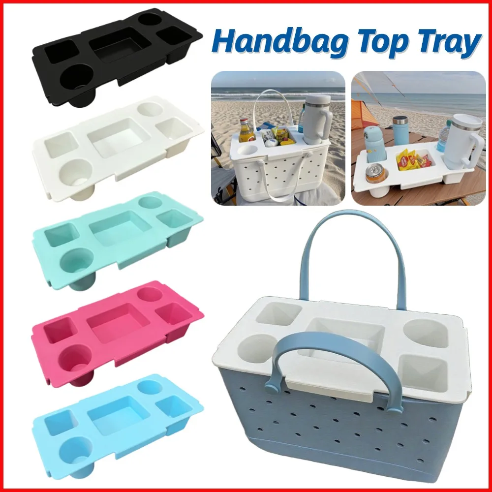 

EVA Top Cup Phone Holder Tray For Bogg Bag Beach Travel Water Cup Storage Tray Waterproof Divider For Bogg Bag Organizer Lid