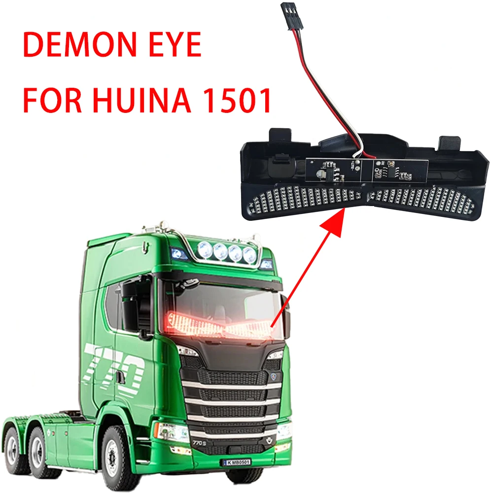 Image of HUINA 1501 RC Truck Zubehör Demon Eye Licht Ferngesteuerter Traktor Upgrade-Teile für 770S Ferngesteuertes Truck-Modell Spielzeug