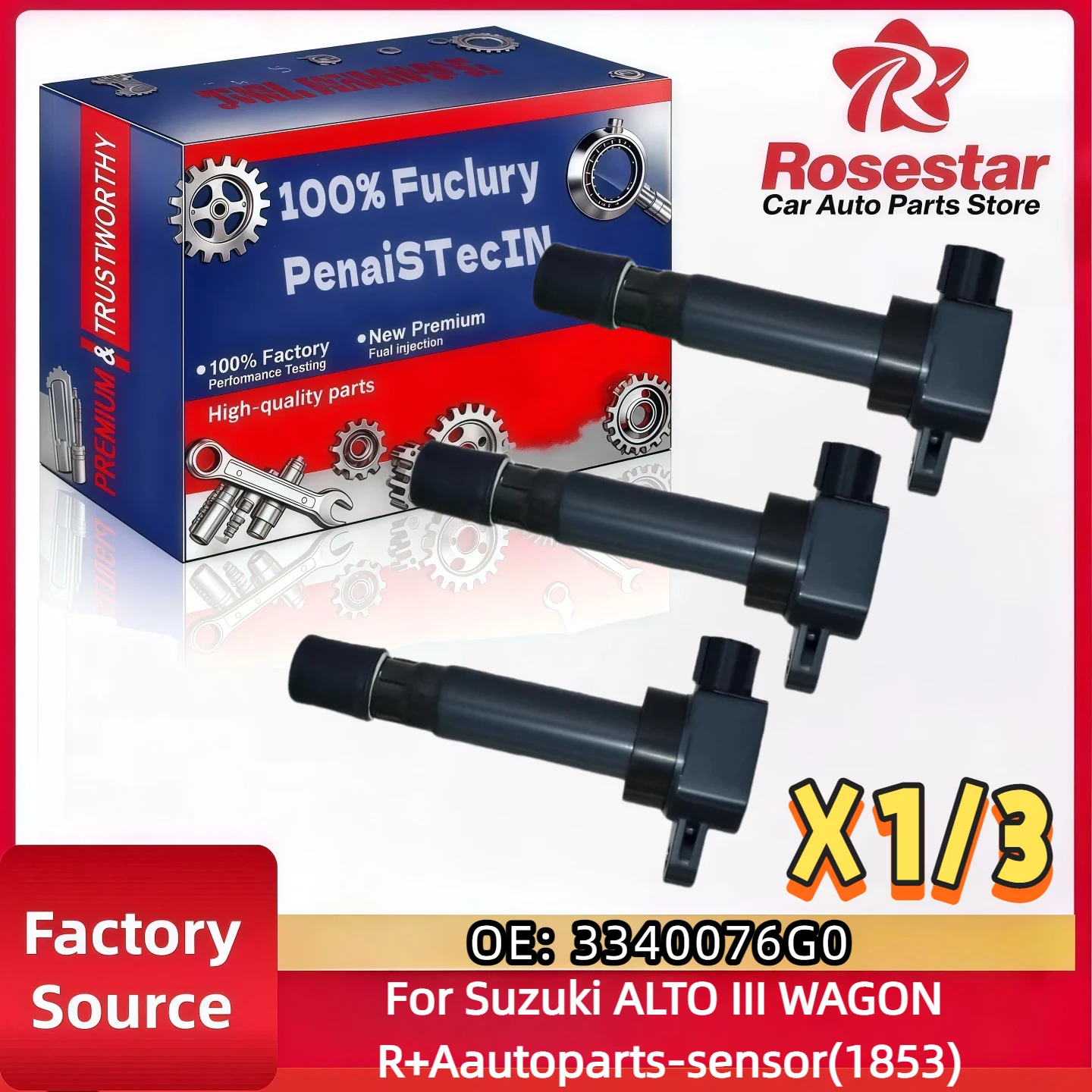 

For Suzuki ALTO III WAGON R+ Ignition Coils 33400-76G0 0997000581