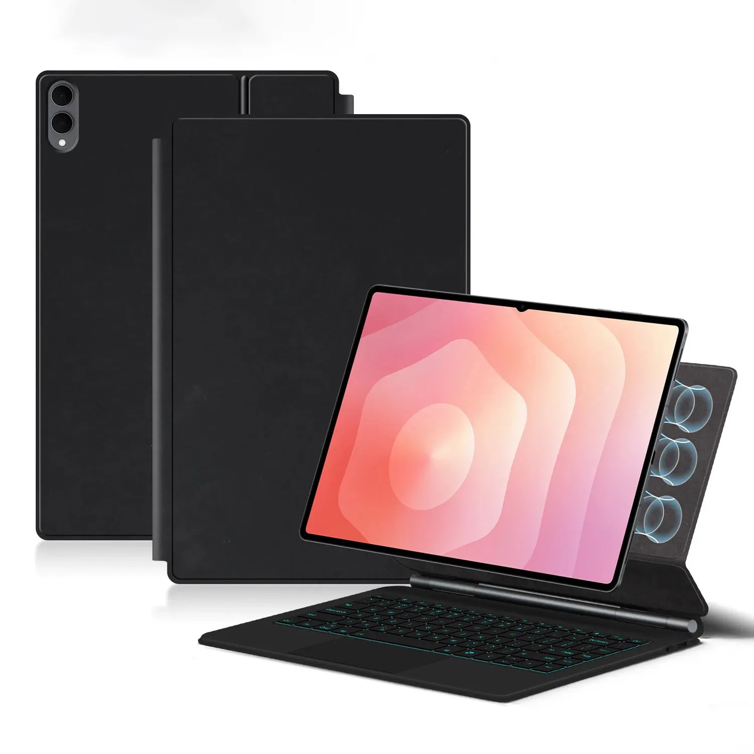 Backlit Trackpad Magic Keyboard Case for Samsung Galaxy Tab S10 FE 10.9 X520 X526 Tab S7 S8 S9 FE 11