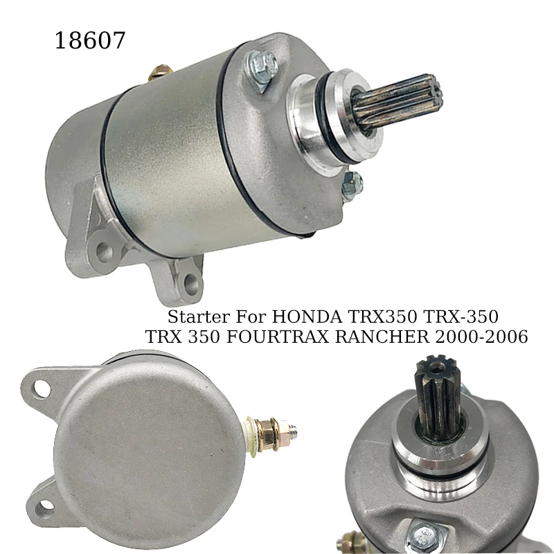 

Electrical ATV Starter Motor For Honda TRX350 TRX-350 TRX 350 FOURTRAX RANCHER 2000-2006 ATV UTV Modified Parts Moto Acessorioes