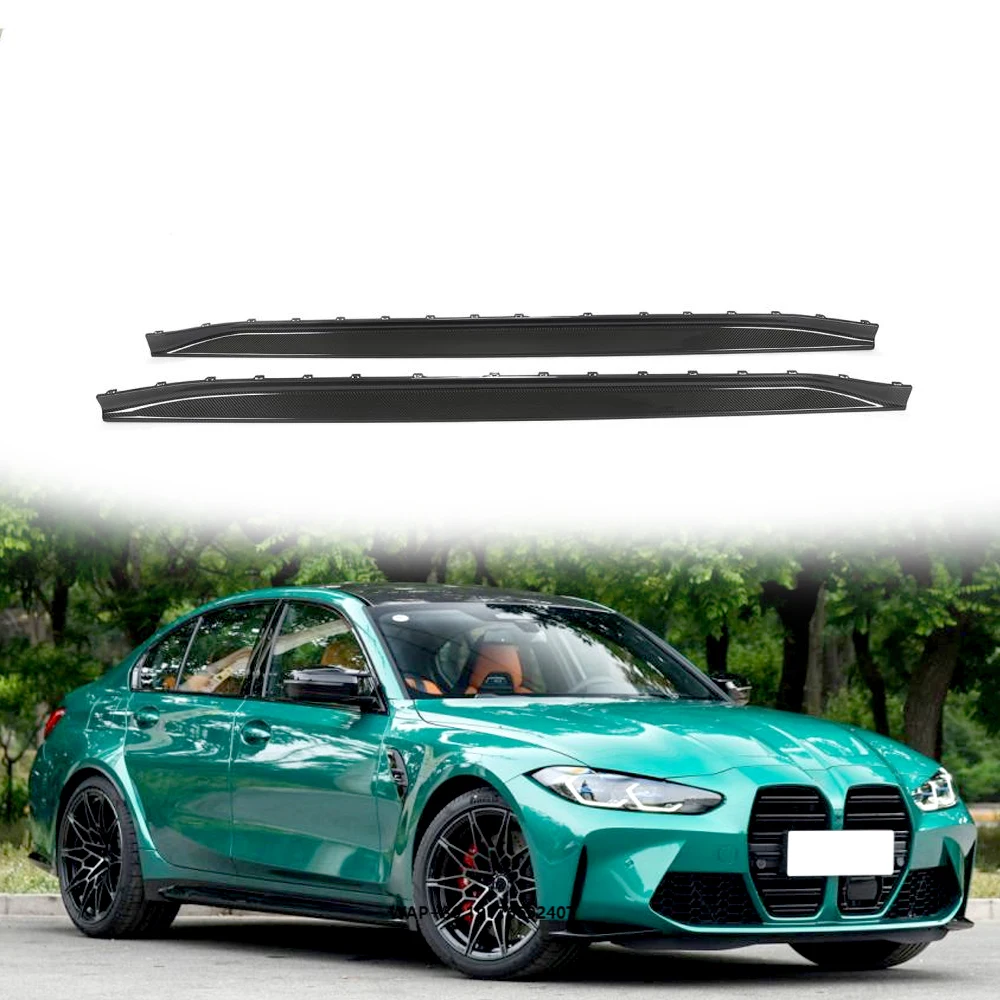 

Dry Carbon G80 M3 Side Skirts forBMW 3 Series G80 M3 Competition Sedan 4D 2021-2022
