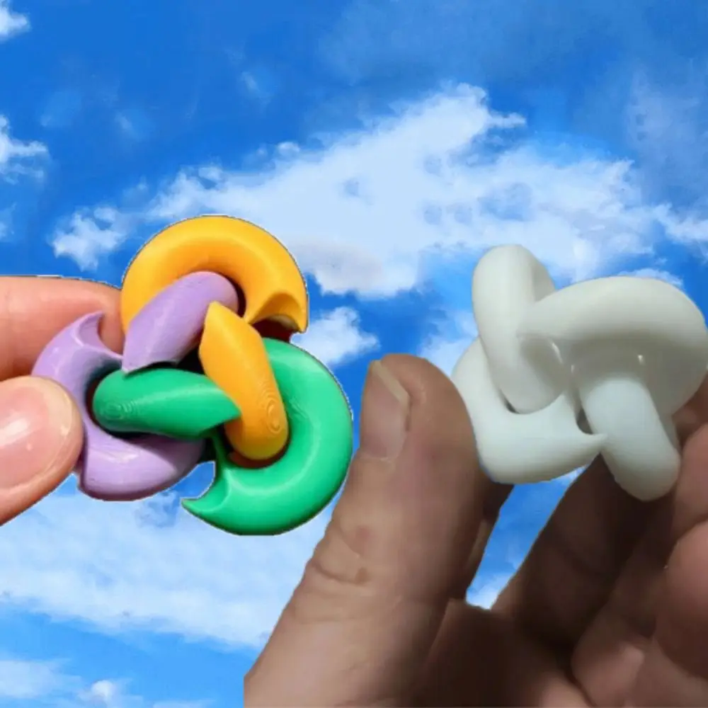 Jouet pour enfants Cube pliable inffini relaxant léger rotatif illimité Cube pliant sensoriel coloré Spin Fidget jouets jouet de bureau