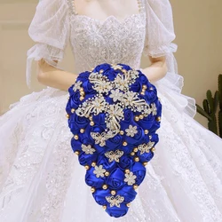 Hot Selling Royal Wedding Bouquets For Bride And Bridesmaid