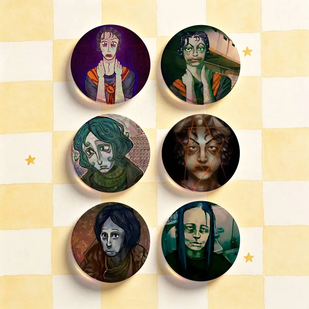 w-wire face from N-NINAH Badges 25 32 44 58 75 mm Round Customizable Wholesale Fan goods Self-made fan freebies