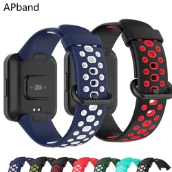 Pulseira de silicone para Xiaomi Redmi Watch 2 Lite, Pulseira de substituição, Pulseira Sport, Mi Watch 2