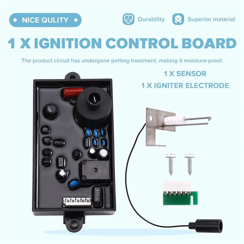 

ABQB-Ignition Control Board 93868 91367 Water Heater Replacement Kit Igniter Electrode For RV
